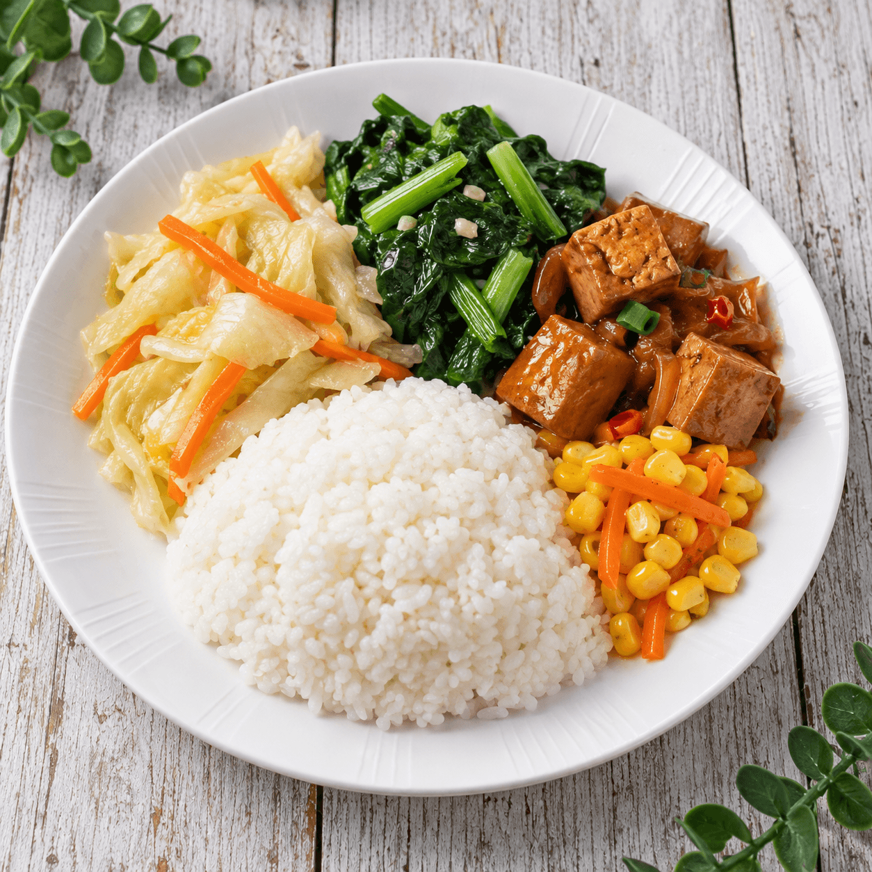 飯菜簡餐餐點圖片